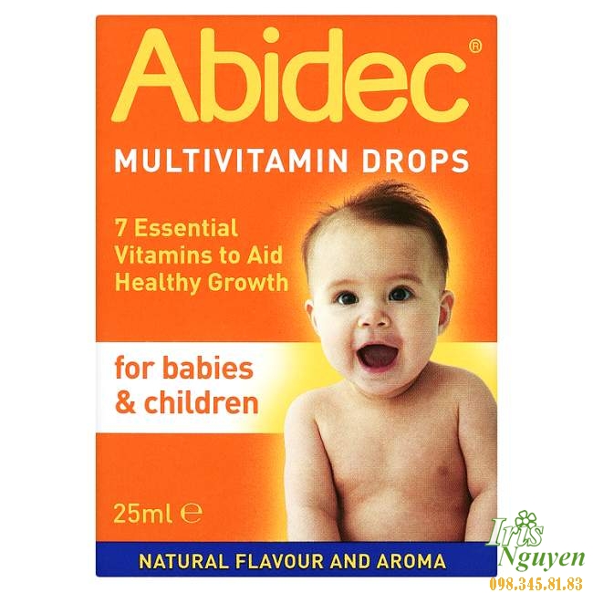 Vitamin Abidec dạng nhỏ giọt 4m