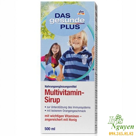 Siro vitamin tổng hợp Das Gesunde Plus 500ml