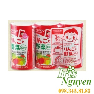 Nước ép táo & rau xanh Wakodo (7 tháng)