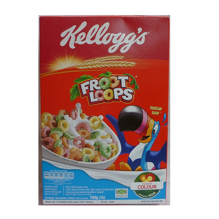 Bánh Froot Loops hộp (180g) (2y+)