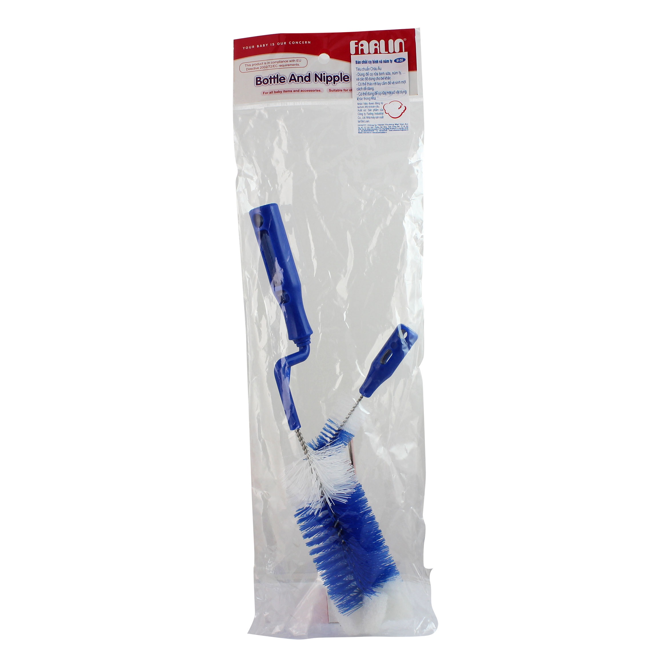 Chổi rửa bình và núm ty Farlin BF.252