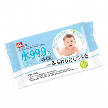 Giấy ướt nước tinh khiết 99.9% LEC E162 (80 tờ)