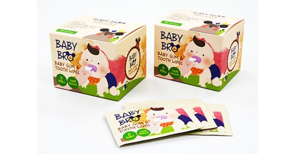 Gạc lau răng lợi Baby bro Hàn Quốc (25 miếng)