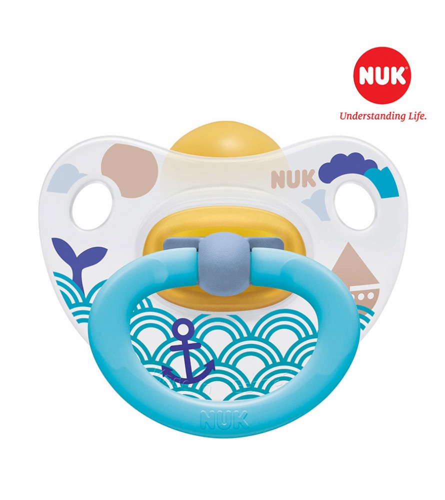 Bộ 2 ti giả NUK Cao su Classic 6-18m 
