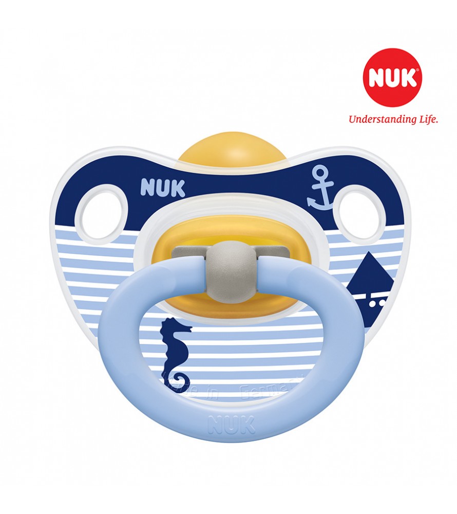Bộ 2 ti giả NUK Cao su Classic 6-18m 