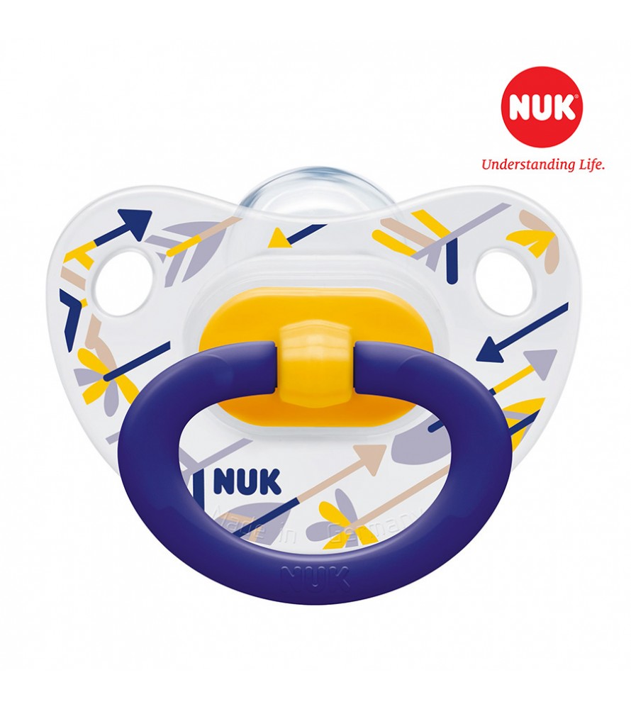  Bộ 2 ti giả NUK Silicone Classic 0-6m 