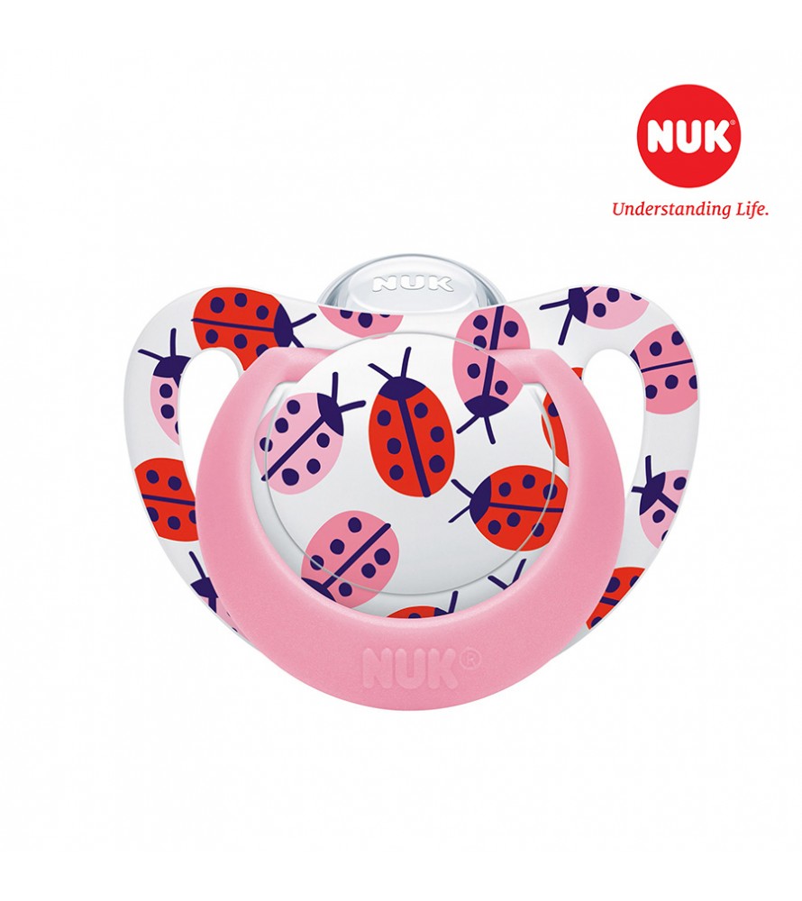  Bộ 2 ti giả NUK Silicone Genius 6-18m 