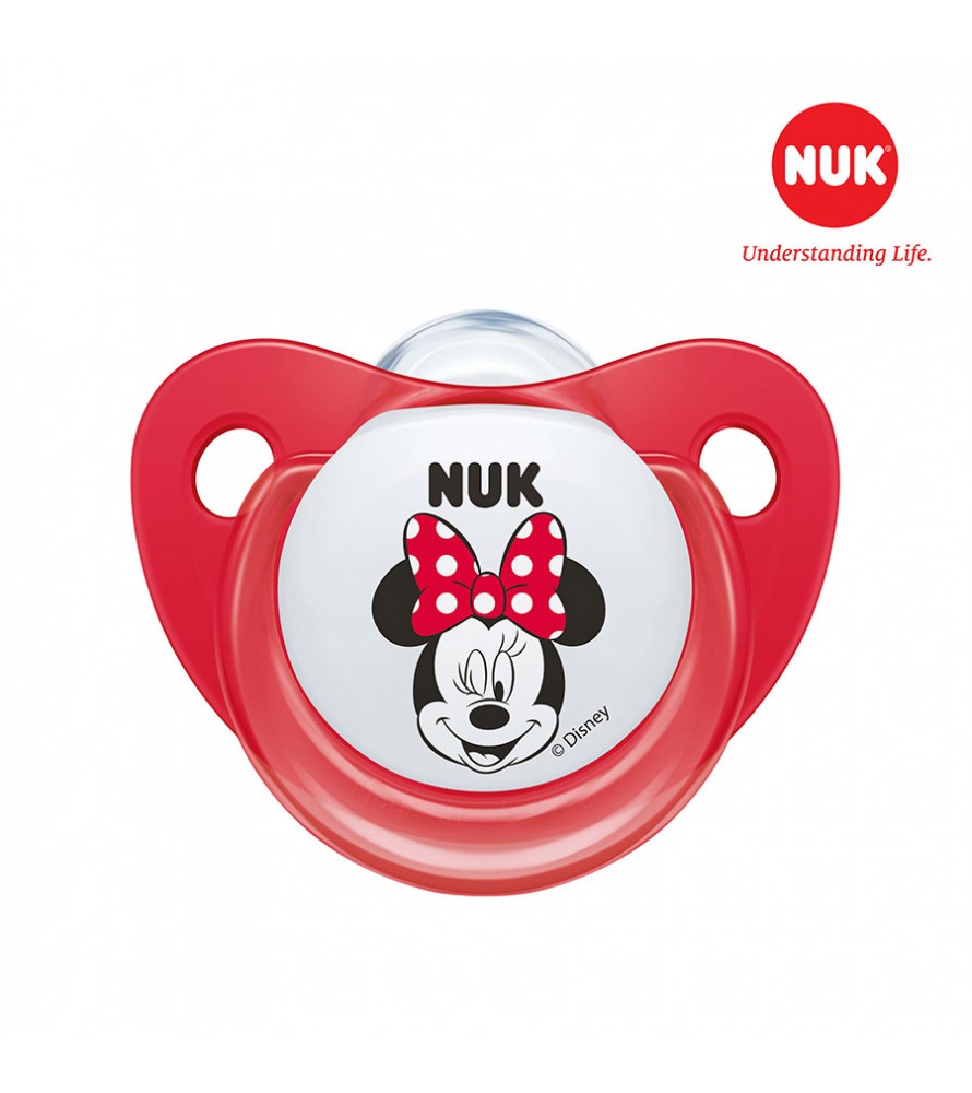  Bộ 2 ti giả NUK Silicone Mickey Sleeptime 6-18m 