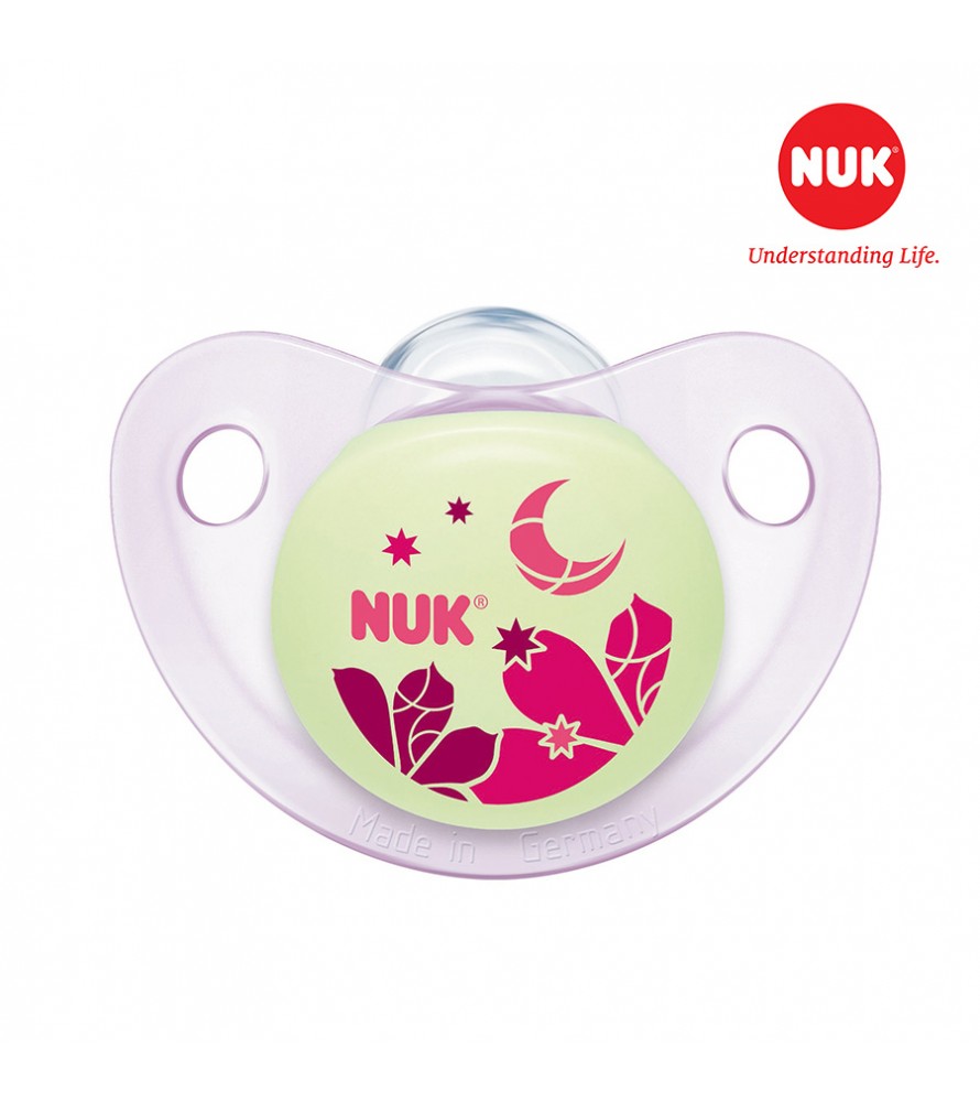  Bộ 2 ti giả NUK Silicone Night/Day 0-6m 