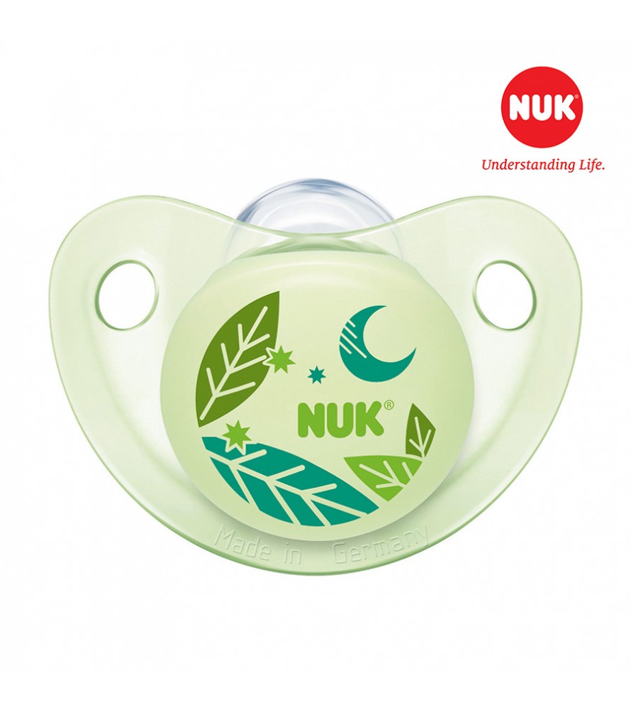  Bộ 2 ti giả NUK Silicone Night/Day 6-18m 
