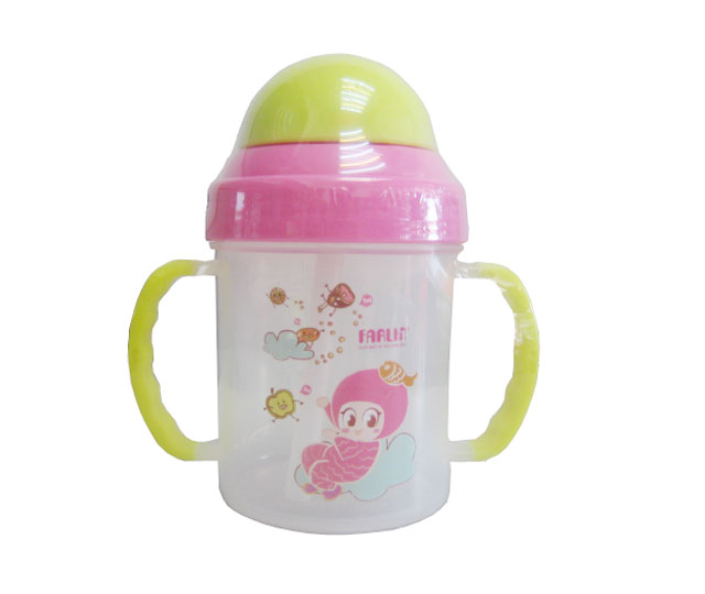 Cốc tập uống chống tràn 240ml( ống hút )