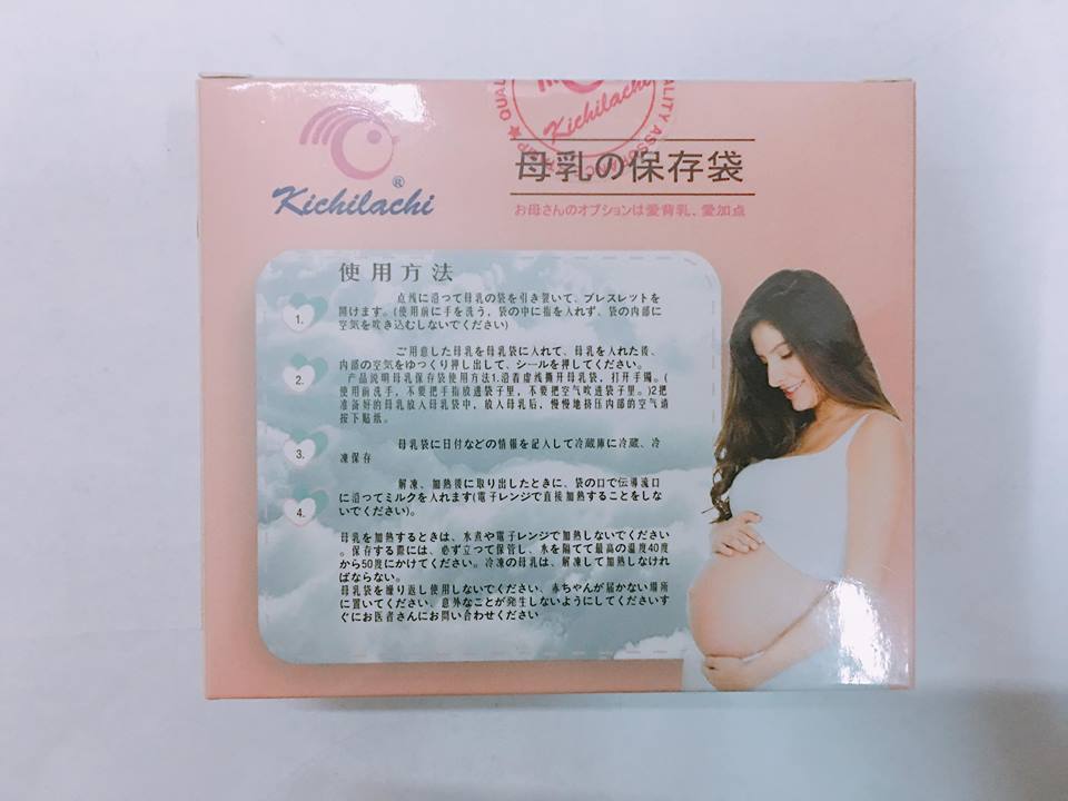 Túi trữ sữa Kichilachi 30 túi 