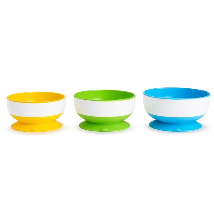 Bộ 3 bát ăn chống đổ Munchkin MK27188