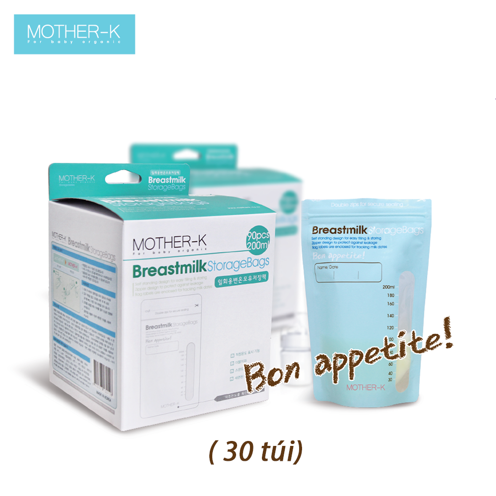 Túi trữ sữa cảm biến nhiệt Mother-K(30c) KM13002