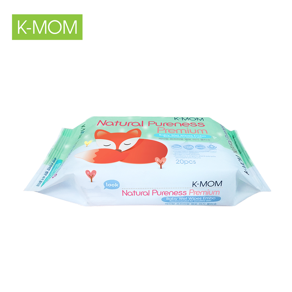 Khăn ướt vân nổi (20c) Kmom KM13221