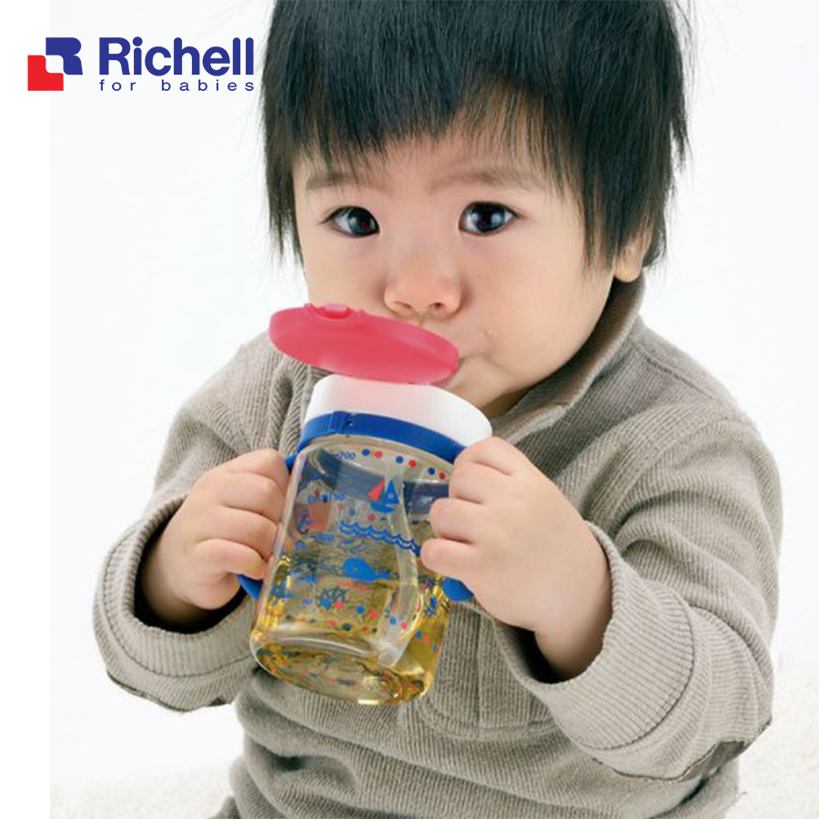 Cốc ống hút Richell (320ml) RC41031
