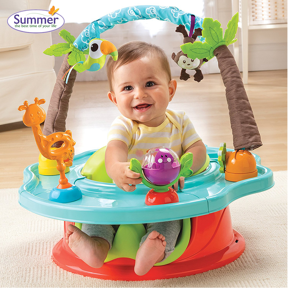 Ghế tập ngồi Summer 3 giai đoạn có thanh đồ chơi SM13500