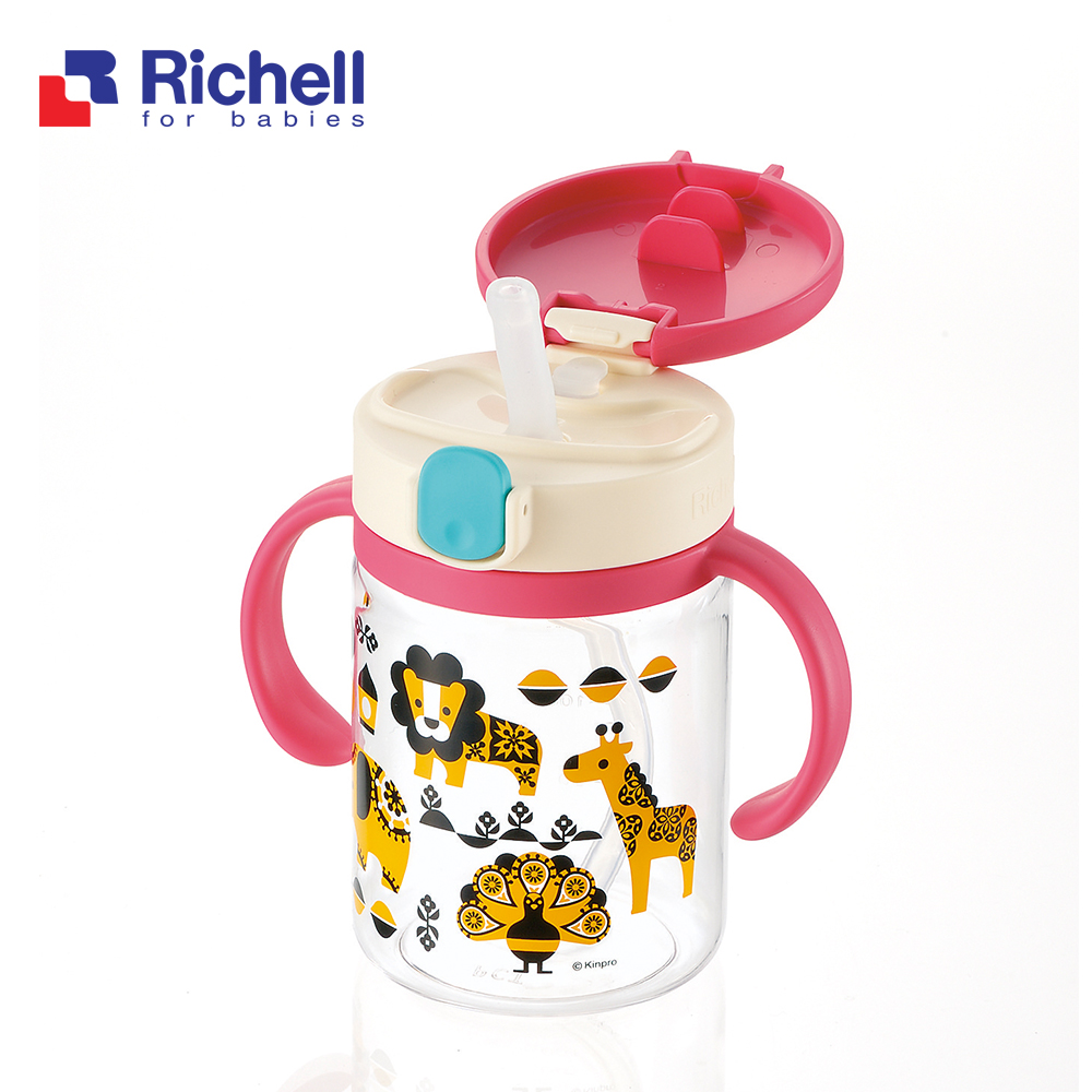 Cốc ống hút Kinpro Richell (200ml) RC21211