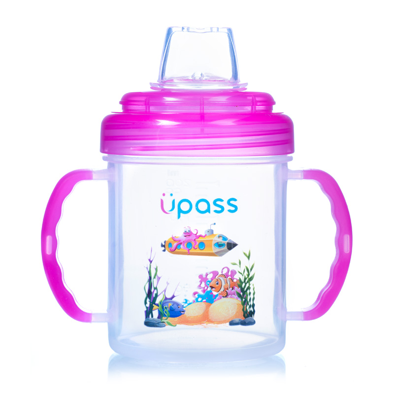 Cốc tập uống hai tay cầm đầu mềm Upass(200ml)