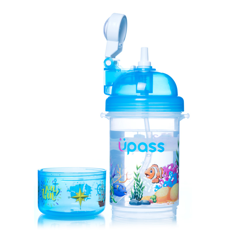 Bình ống hút có khay đựng kẹo Upass UP0826Y