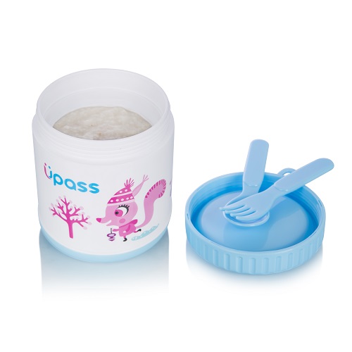 Hộp giưc ấm thức ăn Upass kèm thìa, đĩa,UP9652Y