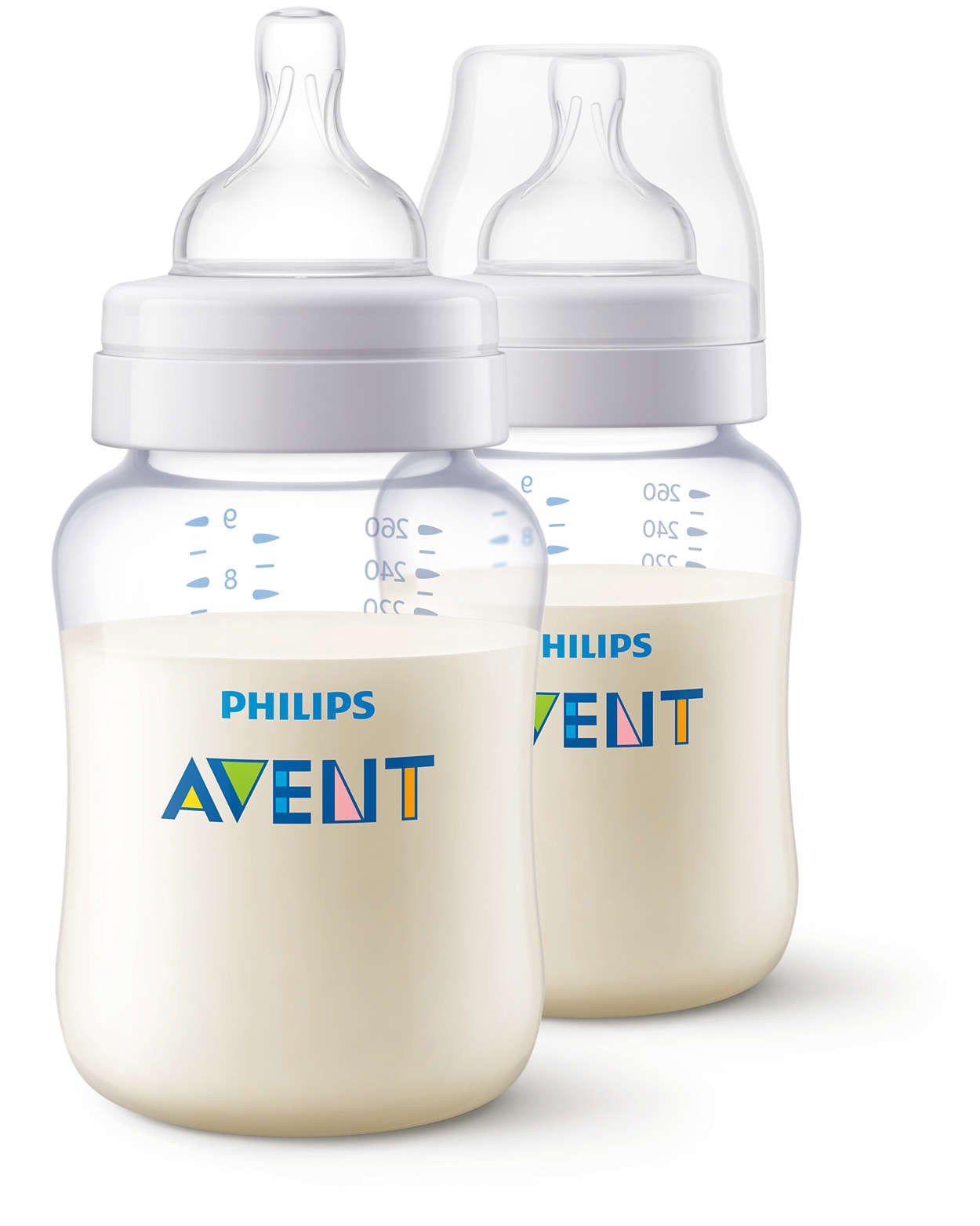 Bình sữa đôi Classic Avent 260ml-SCF454/27(1m+)