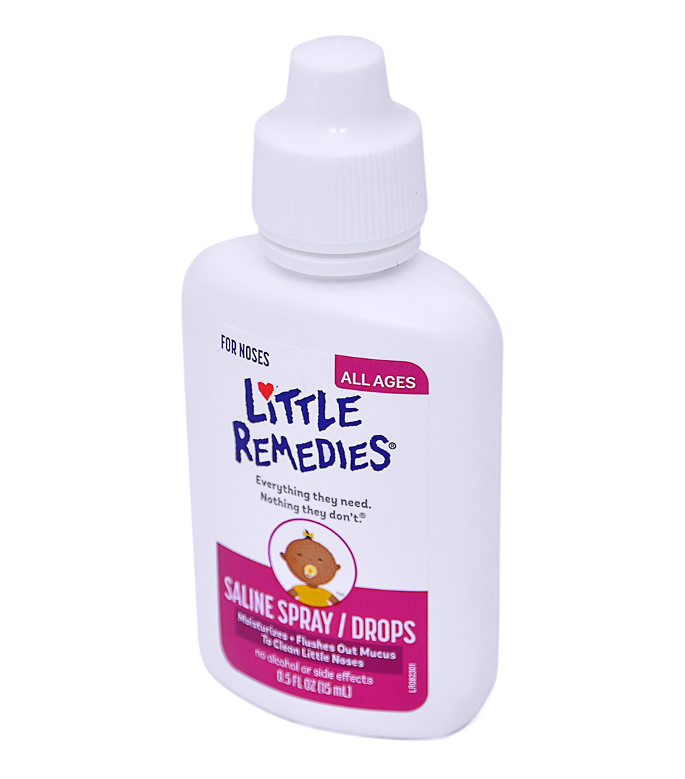 Nước muối sinh lý trị nghẹt mũi Little Remedies 30ml