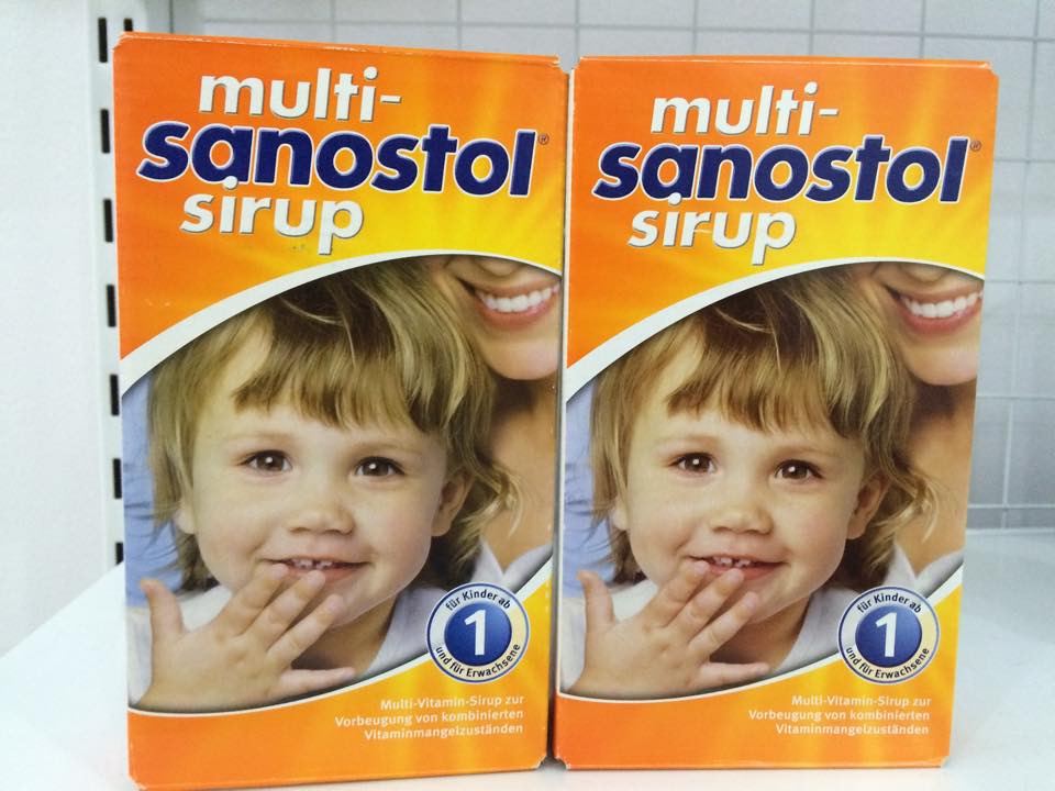 Vitamin multi Sanostol sirup số 1 dạng siro 300g