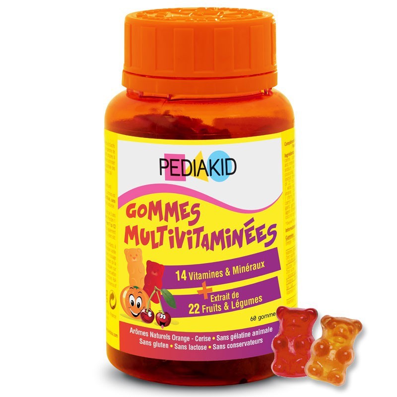 Kẹo dẻo Vitamin Pediakid Multivitamines