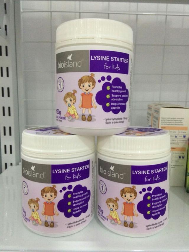 Bột tăng cân & chiều cao Lysine Bio Island (150g) (từ 1 tháng tuổi)