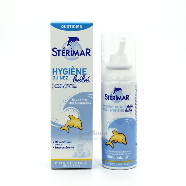 Xịt muối biển Sterimar Baby (100ml) (0-3 tuổi)