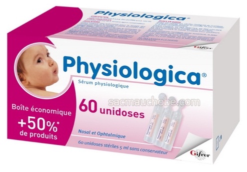  Nước muối sinh lý Physiologica 60 ống