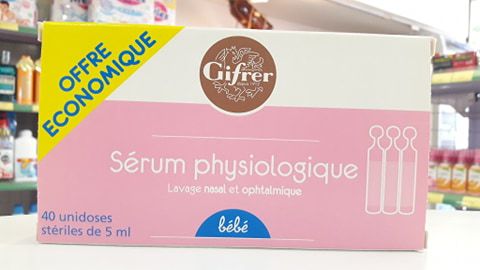 Nước muối sinh lý Gifrer 40 ống/5ml