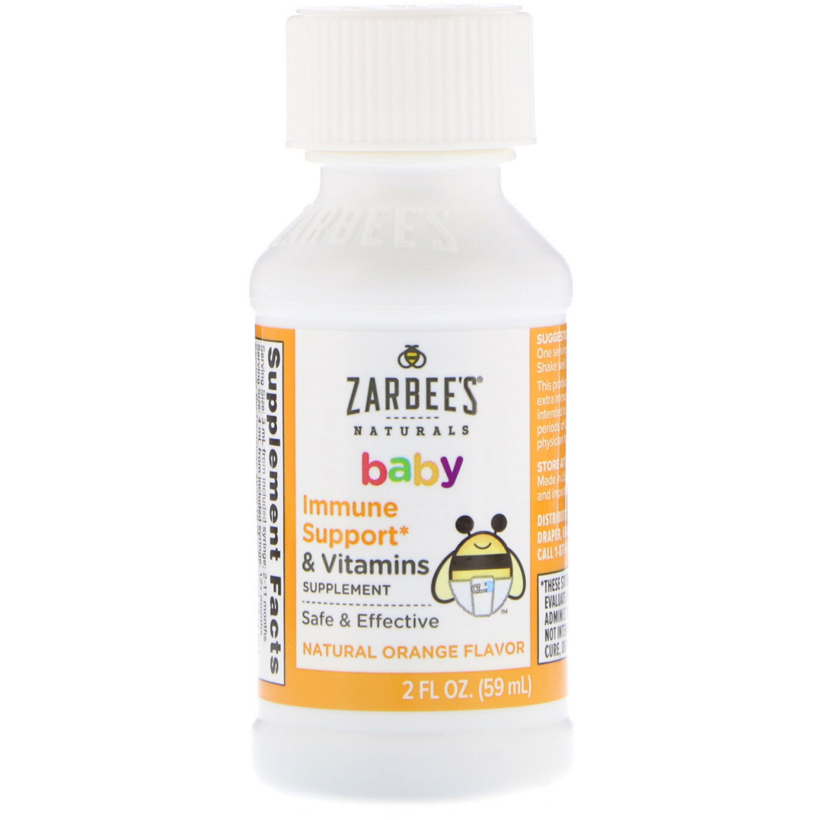 Siro ho Zarbee's baby (tăng sức đề kháng) (59ml) (2m+)