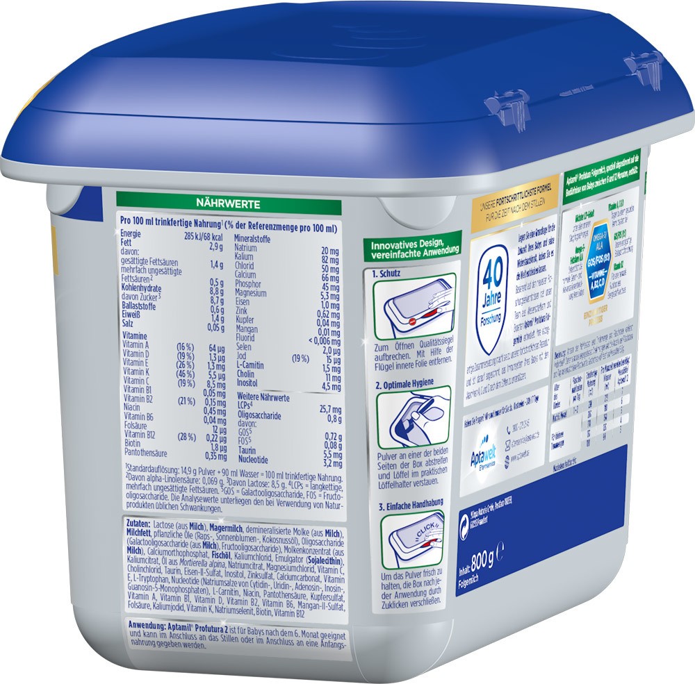 Sữa Aptamil Profutura 2 (Đức) (800g) (6m+)