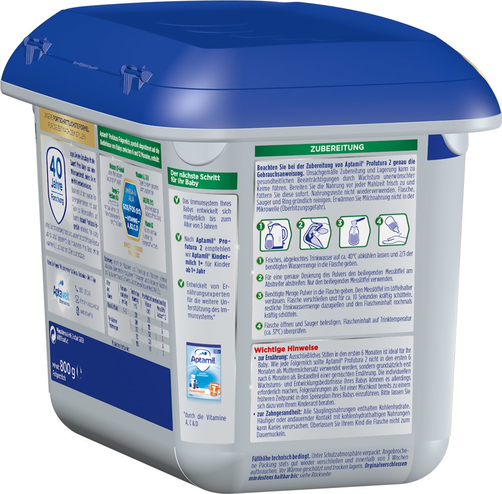 Sữa Aptamil Profutura 2 (Đức) (800g) (6m+)
