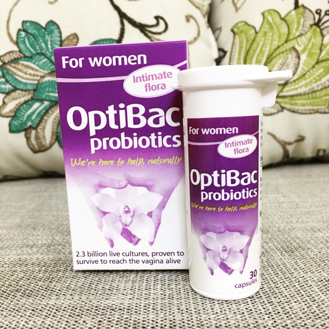Men Vi Sinh Trị Viêm Âm Đạo & Viêm Tiết Niệu OptiBac Probiotics (30v)