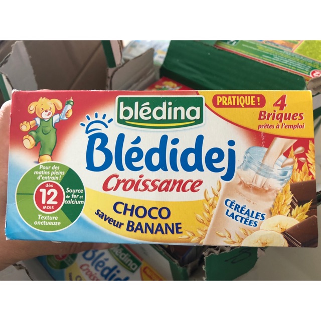 Sữa tươi Bledina Choco Banane 12M 250ml