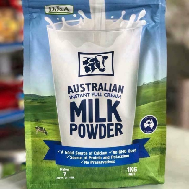 Sữa bột DJ & A NON GMO (nguyên kem) (1000g)