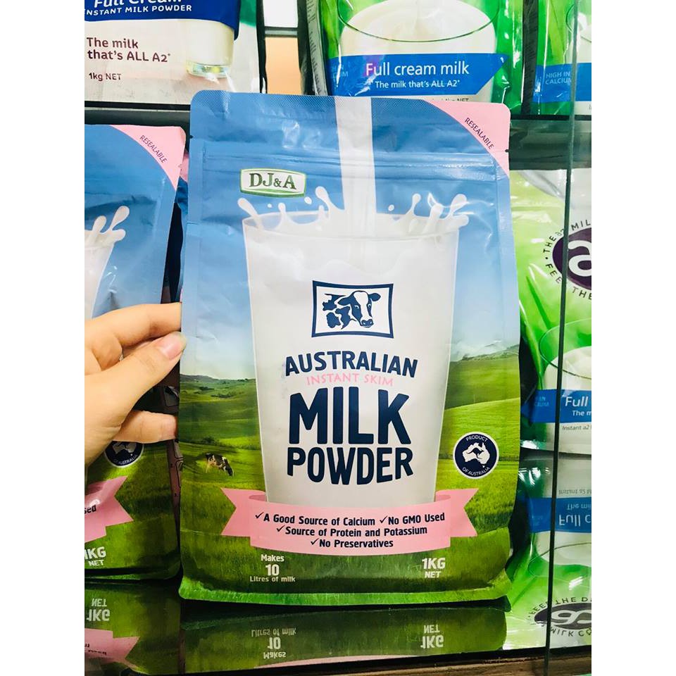 Sữa bột DJ & A NON GMO (tách béo) (1000g)