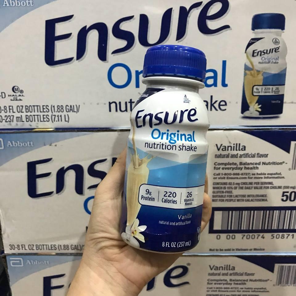 Sữa Ensure Mỹ dạng nước 237ml