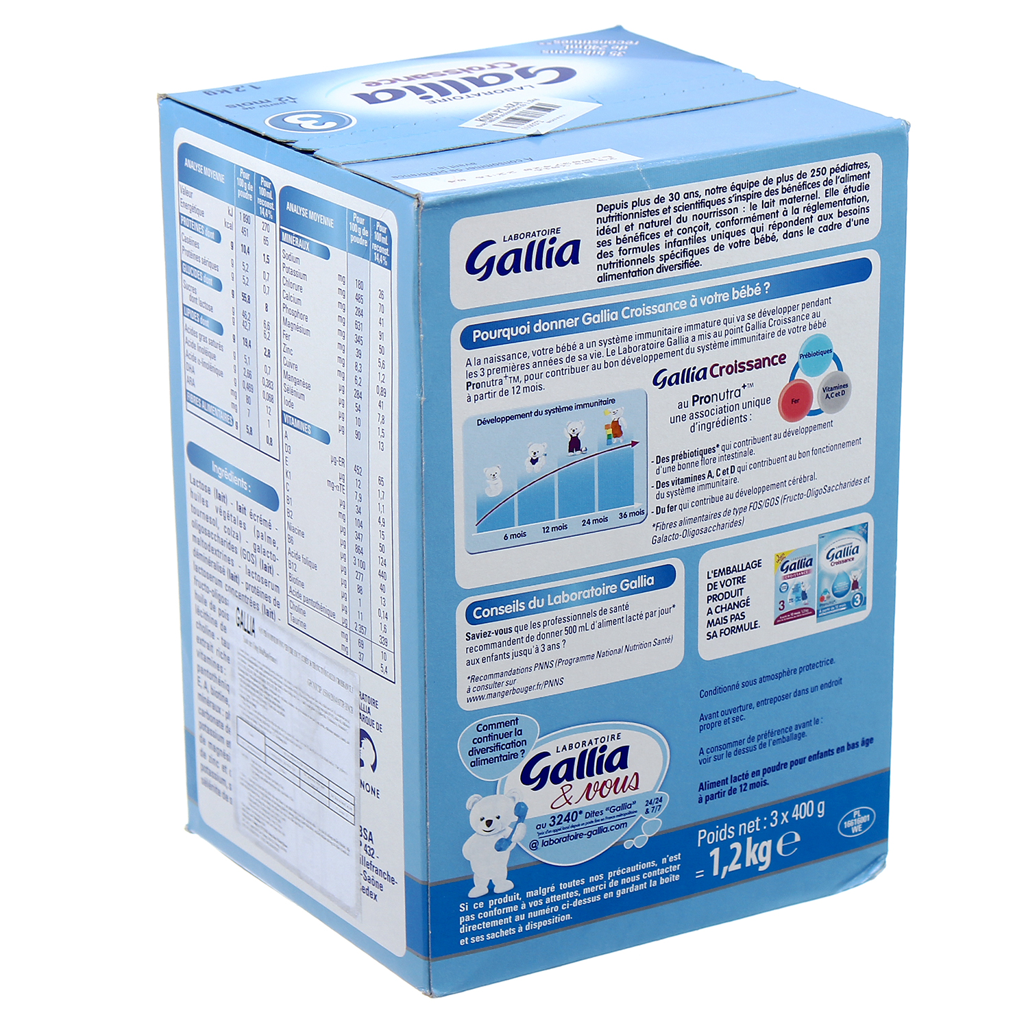 Sữa bột Gallia số 3 - 1.2kg