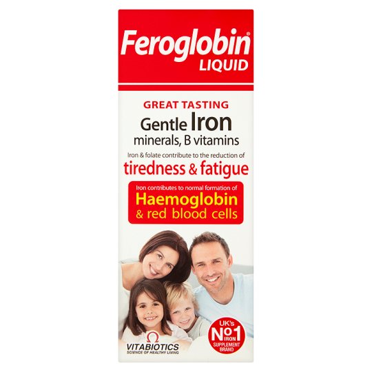 Siro bổ sung sắt Feroglobin Liquid 1Y+