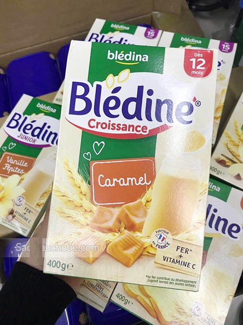 Bột lắc sữa Bledine (caramel) (400g) (12m+)