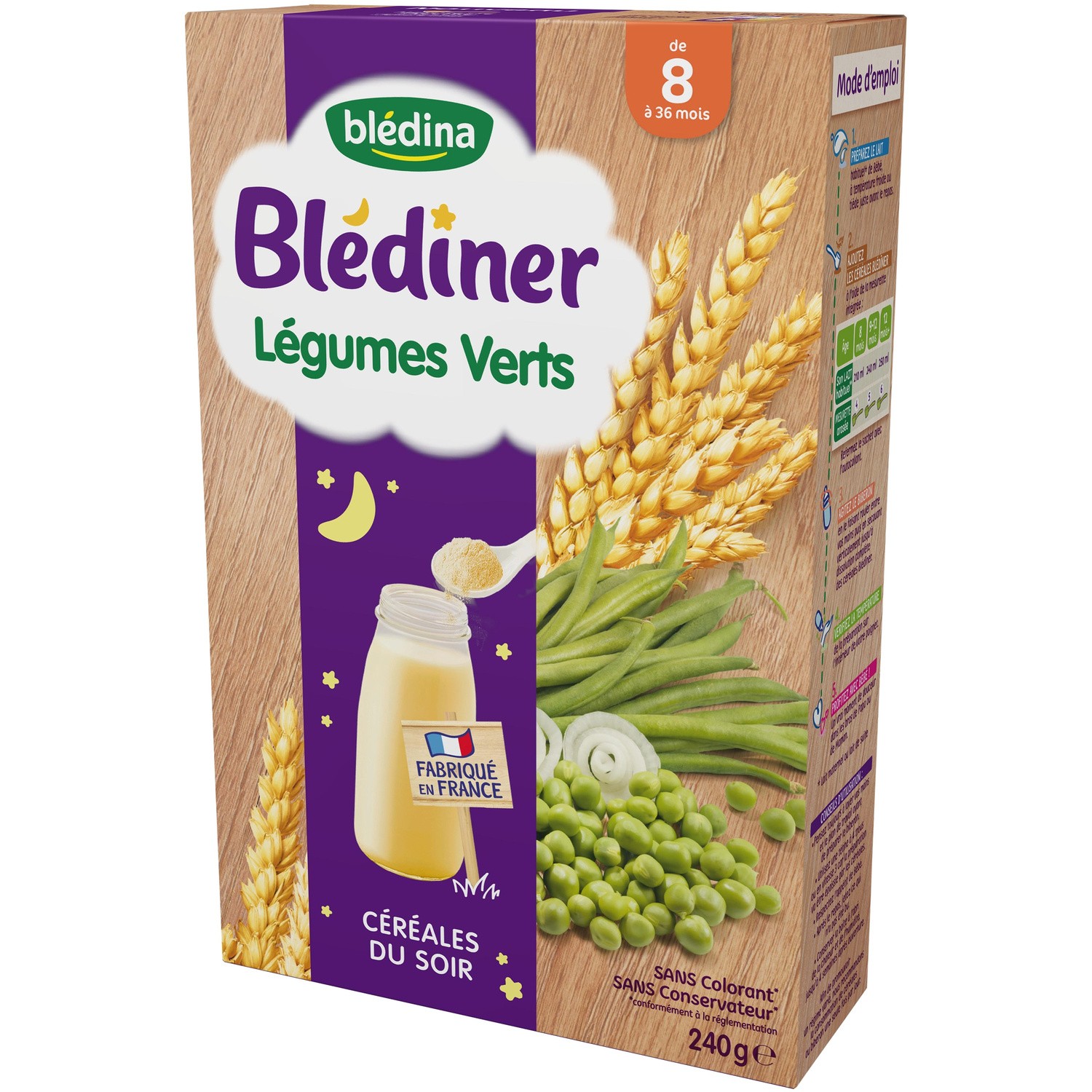 Bột lắc sữa Bledina vị rau củ (240g) (8m+)