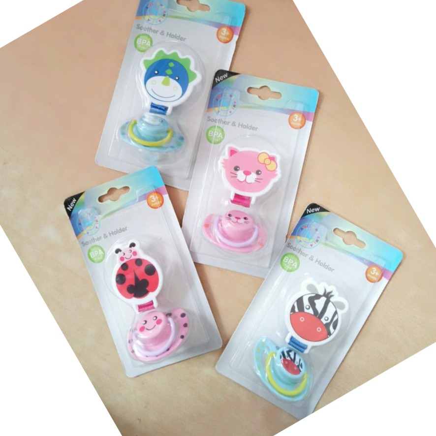 Núm vú giả silicone kèm dây đeo Ami - AM77102 (Bé Trai)