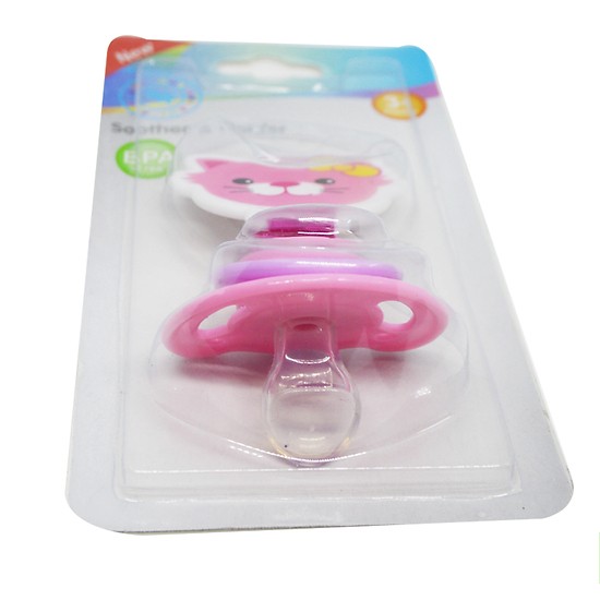 Núm vú giả silicone kèm dây đeo Ami - AM77102 (Bé gái)