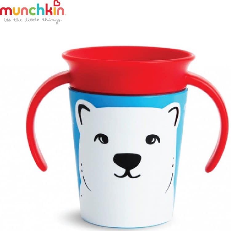 Cốc 360 độ chống đổ Deco có tay cầm Munchkin (177ml)