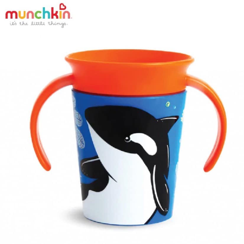 Cốc 360 độ chống đổ Deco có tay cầm Munchkin (177ml)
