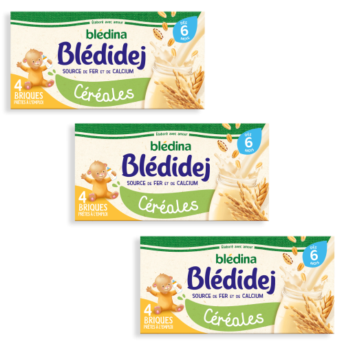 Sữa ngũ cốc Bledina 6m+ (Céréales)(250mlx4)